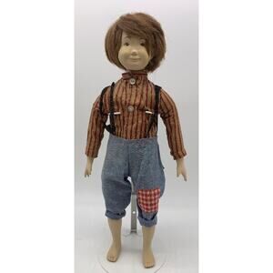 973 Kalico Kids “Toby the Newsboy” Porcelain Boy Doll 18" by Suzanne Gibson